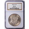 Image 1 : 1884-CC $1 American Silver Eagle Dollar Coin NGC MS64