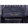 Image 6 : Prada Navy Blue Nappa Leather Gaufre Shoulder Bag