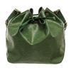 Image 2 : Louis Vuitton Green Epi Leather Noe PM Bucket Bag