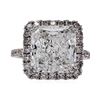 Image 2 : 5.14 ctw EGL Certified Diamond Ring - 14KT White Gold
