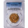 Image 1 : 1892 $10 Liberty Head Eagle Gold Coin PCGS MS63