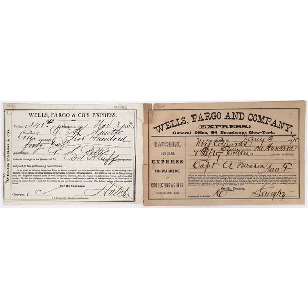 Wells Fargo Express Receipts, 2 [158360]
