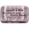 Image 1 : Leadville, Colorado Insurance Glass Advertising Paperweight [153411]