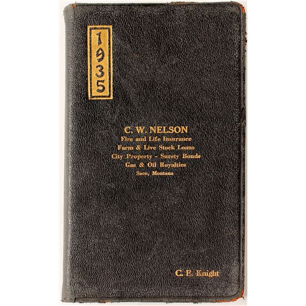 Diary of Weather for year of 1935 [57527]