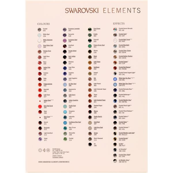 Swarovski-Elements Colours Effects Xilion Chaton Art. 1028 [140742]