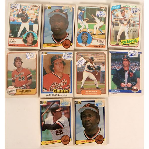 Topps Giants Baseball Cards from the 1983 Season [109895]