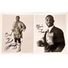 Image 1 : Boxer Joe Frazier & Son Autographed Photos [127435]