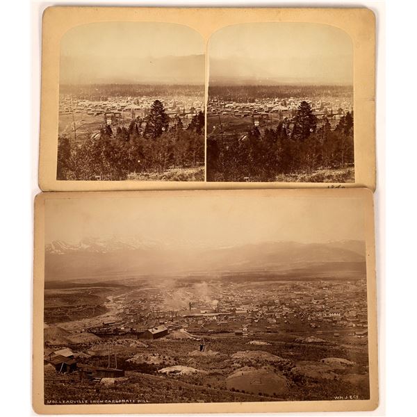 Birds-Eye Mining Views of Leadville, 1880s [131073]