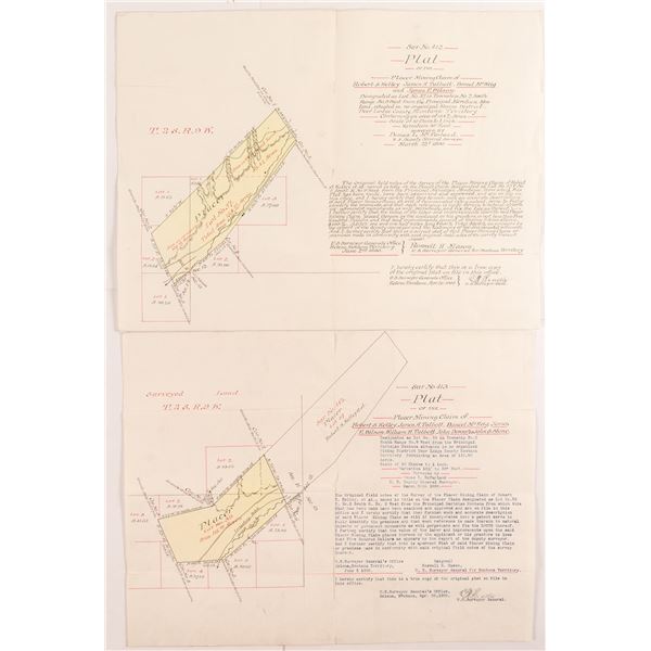 Deer Lodge Placer Mining Maps/Patents [50404]