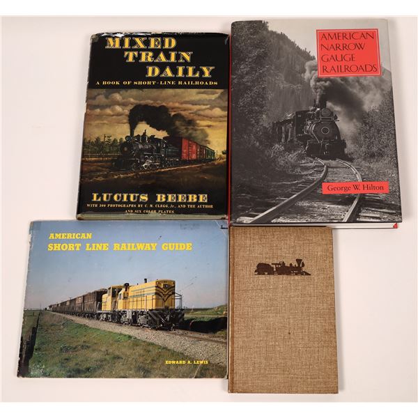 Short Line & Narrow Gauge RR Books (4) [128141]