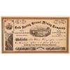 Image 1 : Cold Spring Gravel Mining Company Stock Certificate [107716]