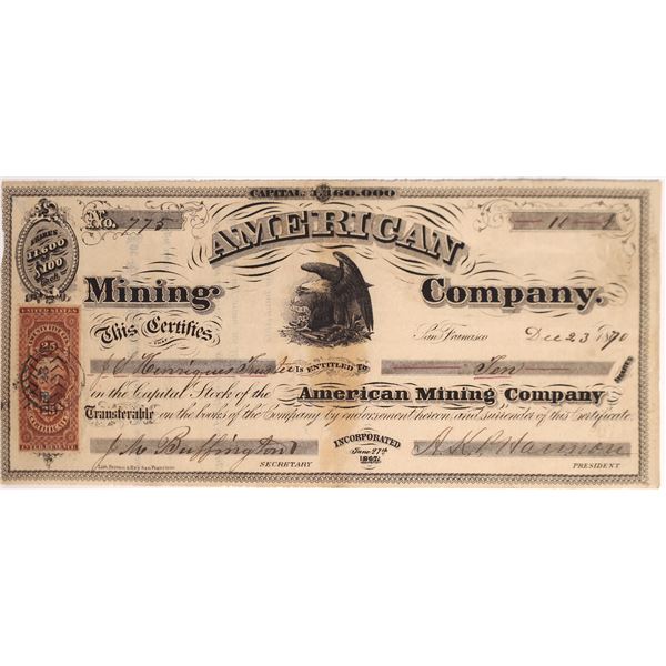 American Mining Co. Stock [130825]