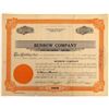 Image 1 : Benbow Company Stock Certificate [128452]