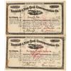 Image 1 : Norwich & New York Transportation Company Stocks, 1892 (2) [128587]