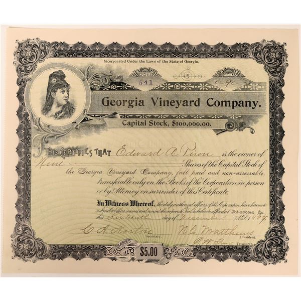 Georgia Vineyard Company Stock [123400]