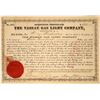 Image 1 : New York Light  Company 1870's Stock Certificate [127455]