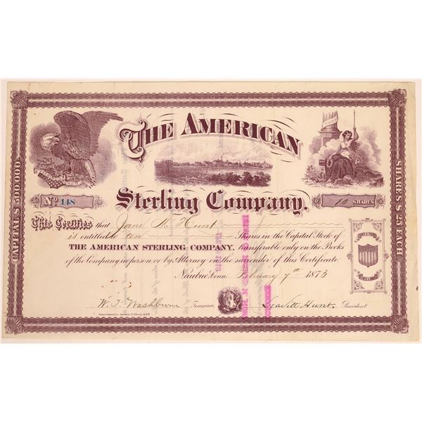 American Sterling Company Stock Certificate [128456]