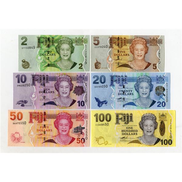 Reserve Bank of Fiji, ND (2007), Set of Issued Banknotes