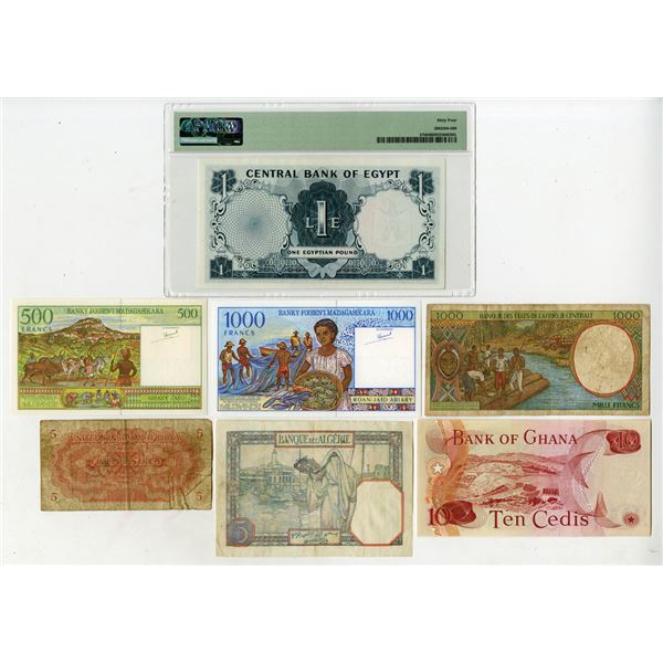 African Assortment of Issued Banknotes, 1941-95