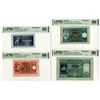 Image 1 : Slovenia "German Occupation" Specimen Banknote Quartet, 1944