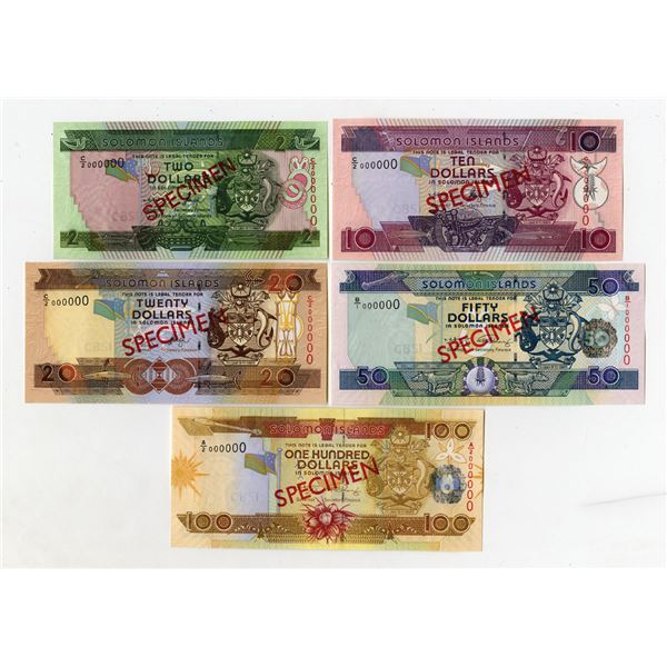 Central Bank of Solomon Islands, ND (2004-06),  of Specimen Banknotes