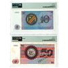 Image 2 : Banque du Zaire. 1971-1980. Pair of Specimen Banknotes.