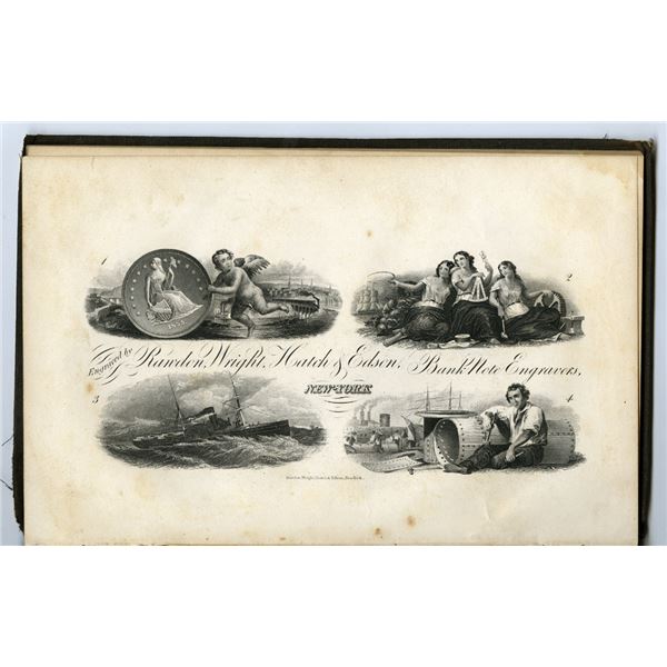 How to Detect Counterfeit Bank Notes 1856, by George Peyton, with 4 Plates by Rawdon, Wright, Hatch