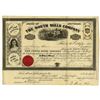 Image 1 : South Mills Co., 1866 I/U Stock Certificate, Notorious for Horace Greely being Scammed by a Southern