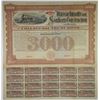 Image 1 : Massachusetts and Southern Construction Co. 1887 Specimen Bond Rarity