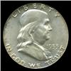 1953D Franklin Half Graded MS67 FBL  (COI-4602)
