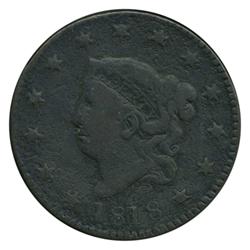 1818 Large Cent Better Grade Circulated (COI-5094)