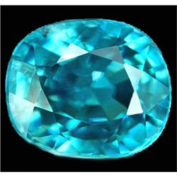 3.05ct Elegant Natural Oval Blue Zircon Gem (GEM-10686)