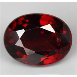 2.57ct Oval Shape Red-Orange Rhodolite Garnet Luxurious VS (GEM-16375)