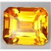 Image 1 : 21.4ct Emerald Shape Golden Yellow Citrine Unheated (GEM-16390)