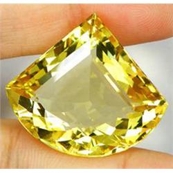 41.14ct Glitter  Fancy Cut Lemon Quartz (GEM-16487)