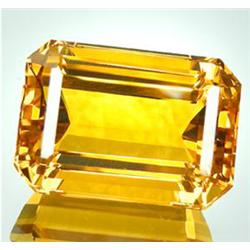 39.10ct Remarkable Octagon Golden Yellow Citrine (GEM-16509)
