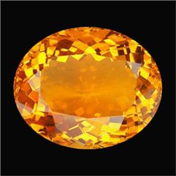 51.40ct Luminous Golden Yellow Oval Cut Citrine  (GEM-16708)