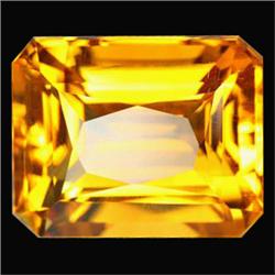 39.25ct Wonderful Emerald Shape Golden Yellow Citrine   (GEM-16724)