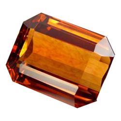 62.85ct Perfect Emerald Honey Red Orange Citrine (GEM-16794)