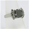 2.5ct Black & White Diamond Ladies 14k White Gold Ring (JEW-1435)