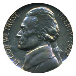 1962 Jefferson Nickel Graded PR69 DCAM Great Toning (COI-4585)