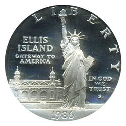 1986 Rushmore Half Dollar Graded PR70 (COI-4845)