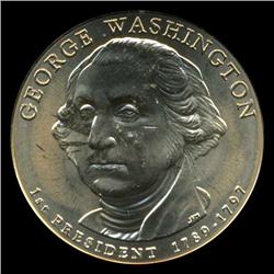 2007 Washington Dollar RARE Missing Edge Lettering Graded MS65 (COI-4851)
