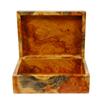 Image 5 : Solid Burl Box Handmade Rare Afzelia Wood (DEC-133)