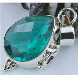 41ct Emerald Quartz Sterling Pendant (JEW-1355)