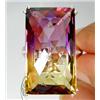 Image 1 : 83.90C Sterling Rectangle Ring Size10 Bi-Color Ametrine (JEW-1369)