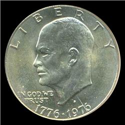 1976D IKE Dollar Graded MS65 T2 (COI-4887)