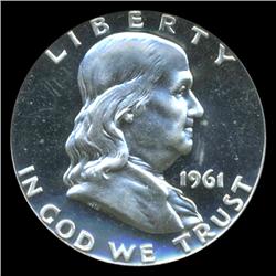 1961 Franklin Half Graded PR68 DCAM (COI-4893)