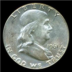 1960 Franklin Half Graded MS67 (COI-4896)