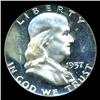 Image 1 : 1957 Franklin Half Graded PCGS PR64 (COI-4908)